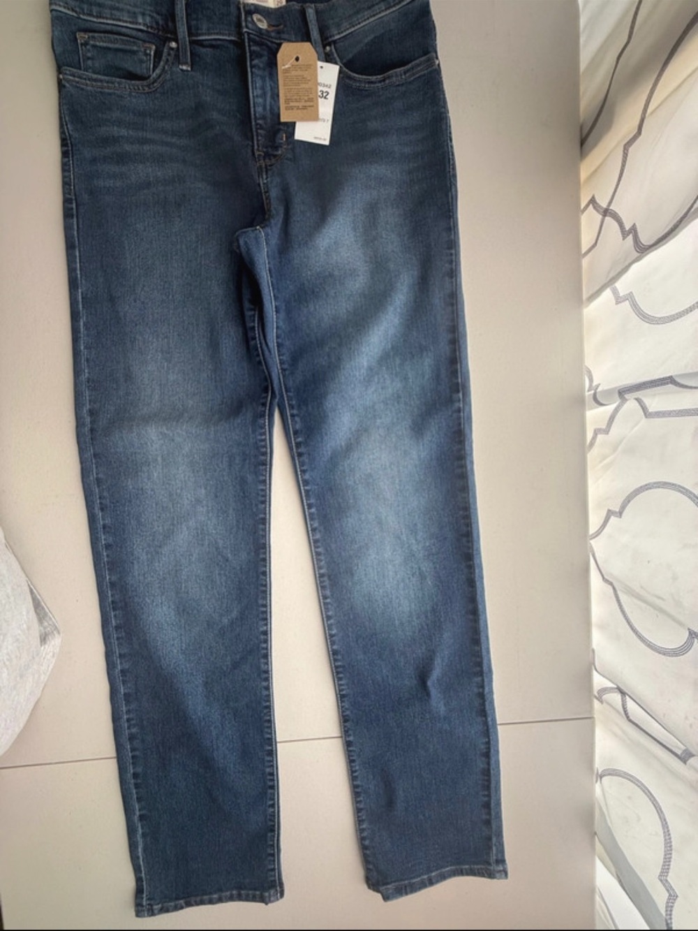 Classic High-Rise 314 Shaping Straight Leg Jeans - Blue